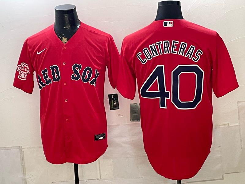 2026 Men Boston Red Sox #40 Contreras red Nike MLB Jersey 0826002